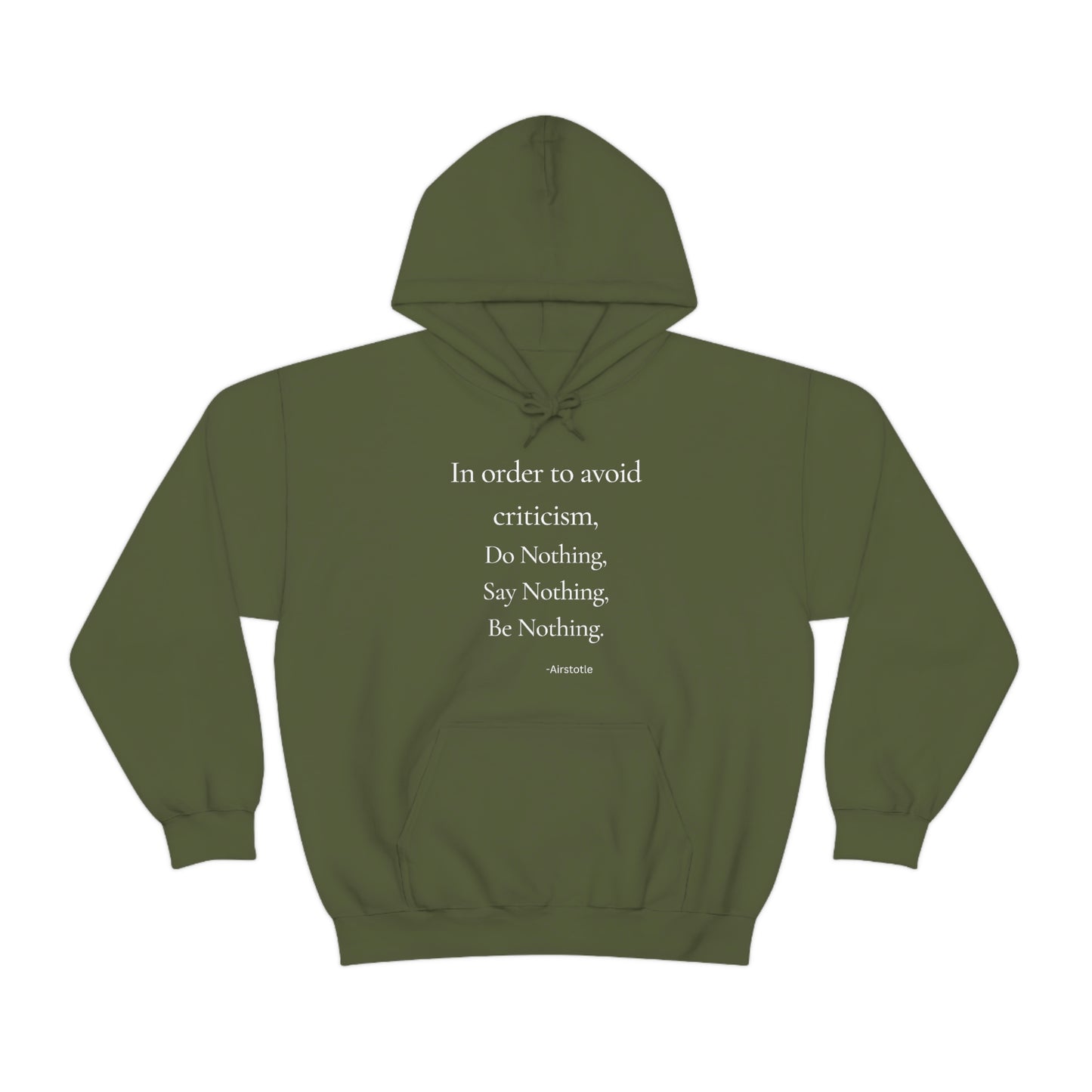 In order to avoid criticism - Unisex Heavy Blend™ Hooded Sweatshirt