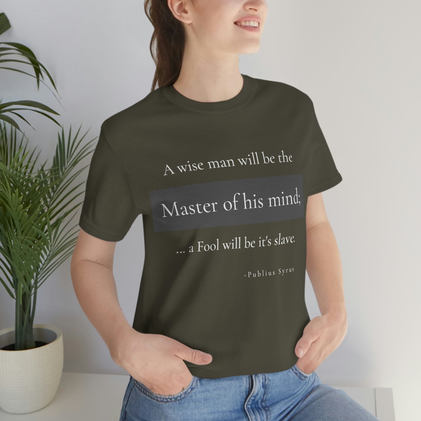 Master of your Mind - unisex jersey short sleeve tee