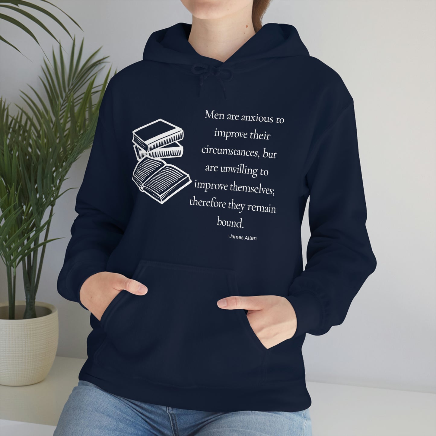 Improve Yourself - Unisex Heavy Blend™ Hooded Sweatshirt