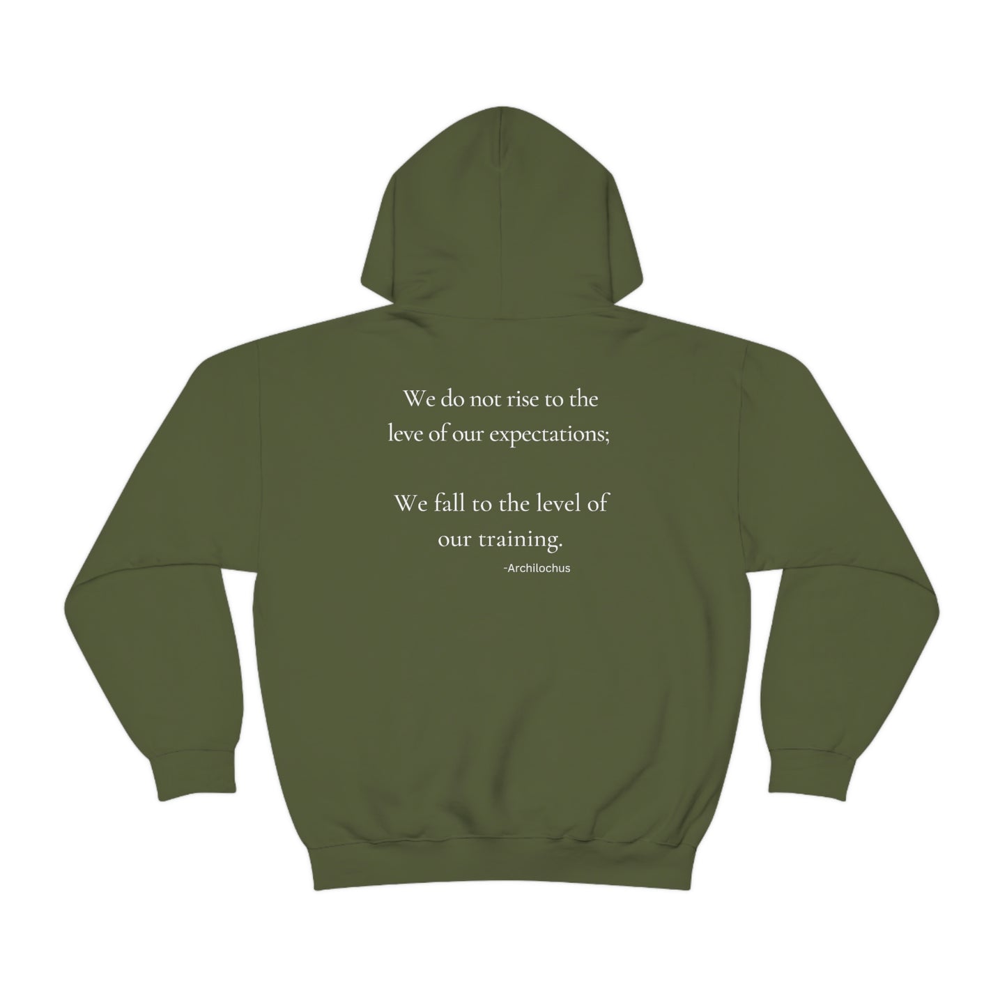 Fall to the level of our training - Unisex Heavy Blend™ Hooded Sweatshirt