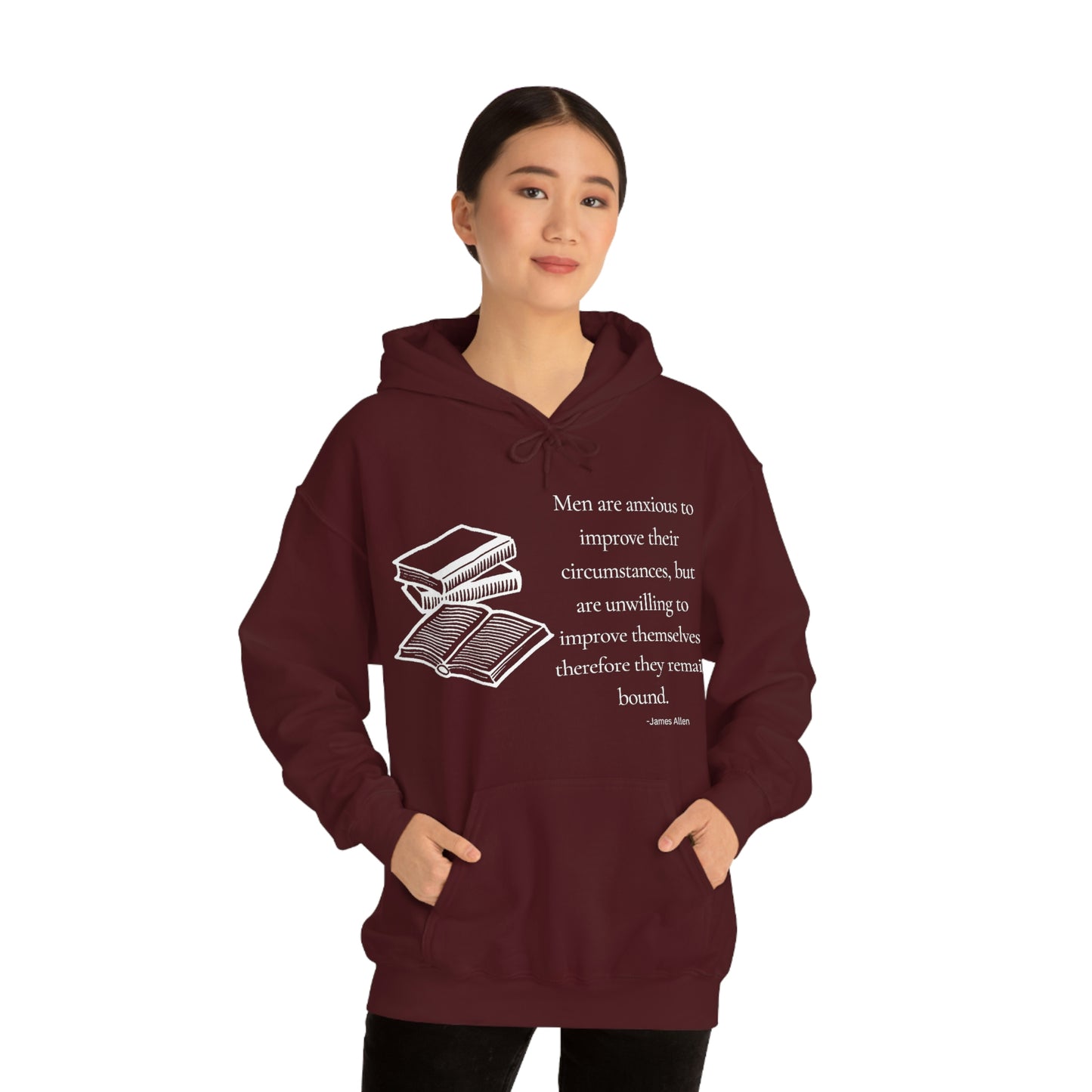 Improve Yourself - Unisex Heavy Blend™ Hooded Sweatshirt