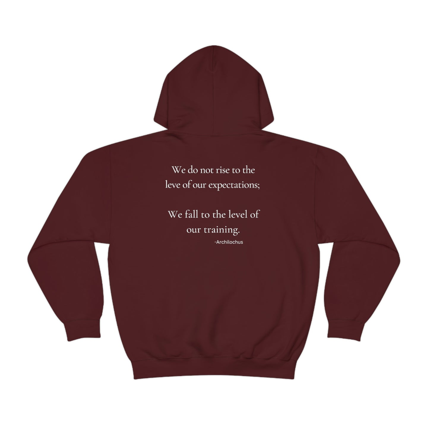 Fall to the level of our training - Unisex Heavy Blend™ Hooded Sweatshirt
