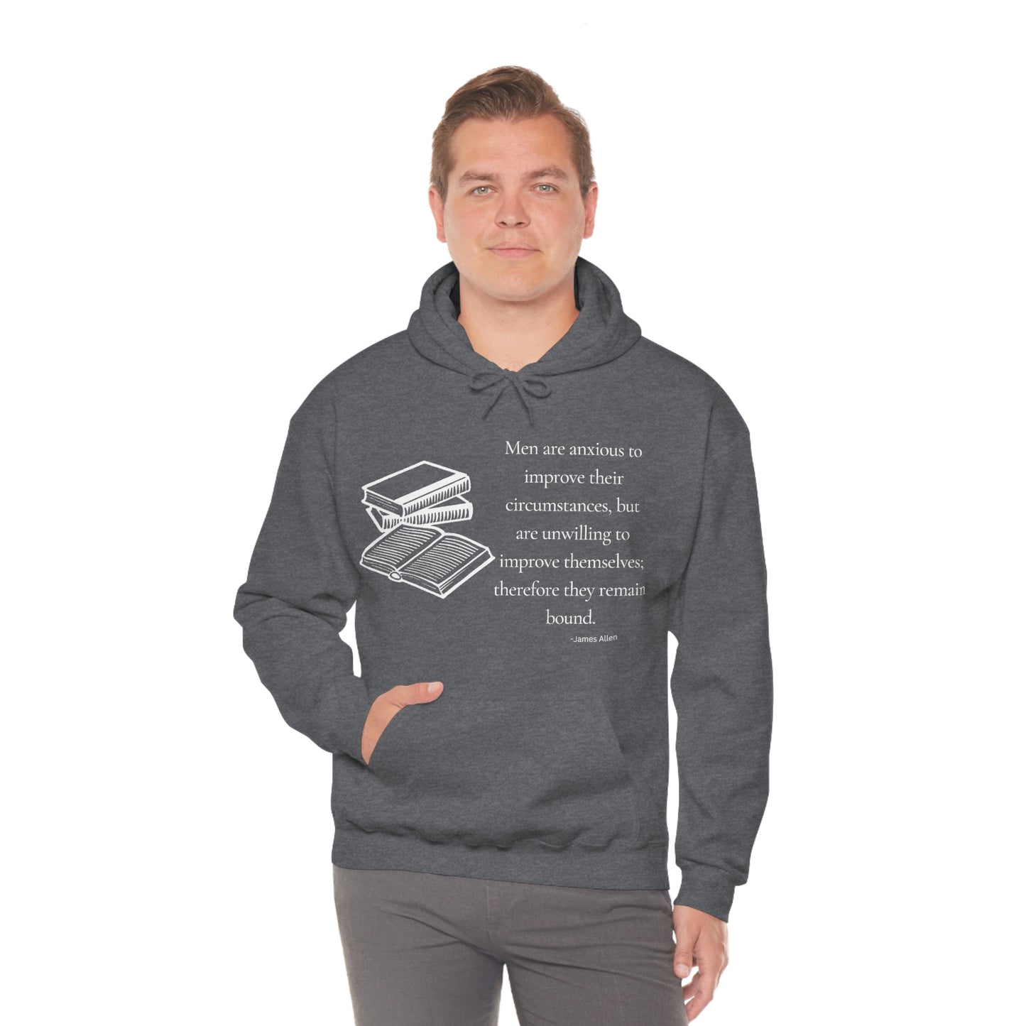 Improve Yourself - Unisex Heavy Blend™ Hooded Sweatshirt
