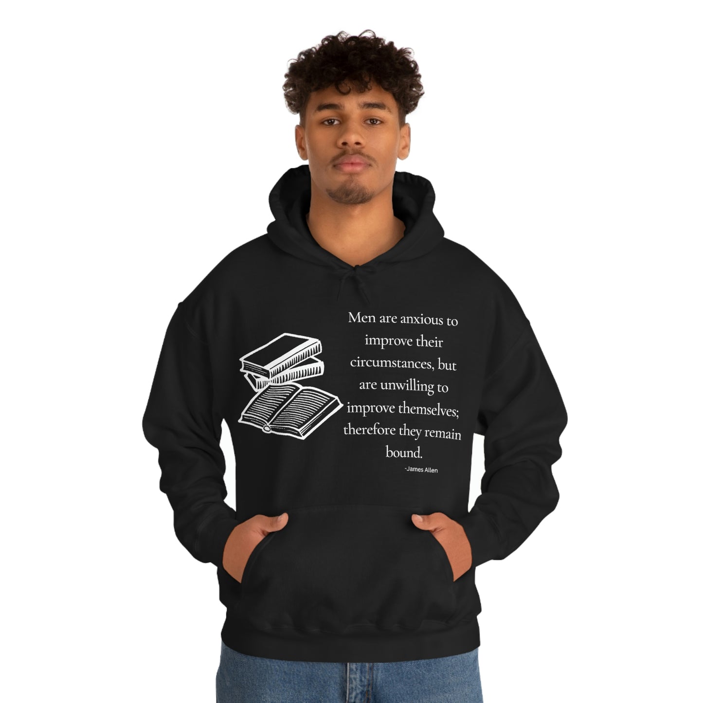 Improve Yourself - Unisex Heavy Blend™ Hooded Sweatshirt