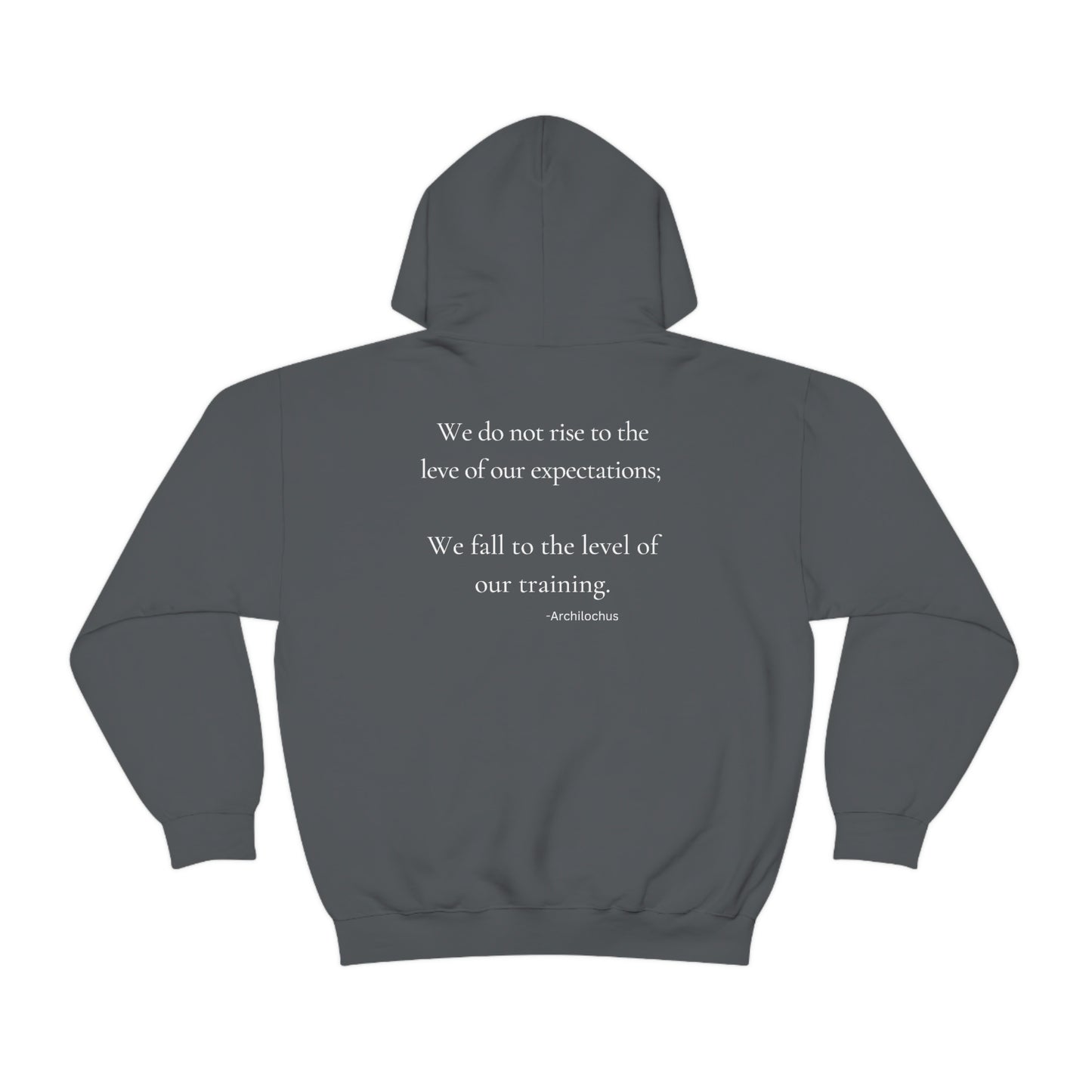 Fall to the level of our training - Unisex Heavy Blend™ Hooded Sweatshirt