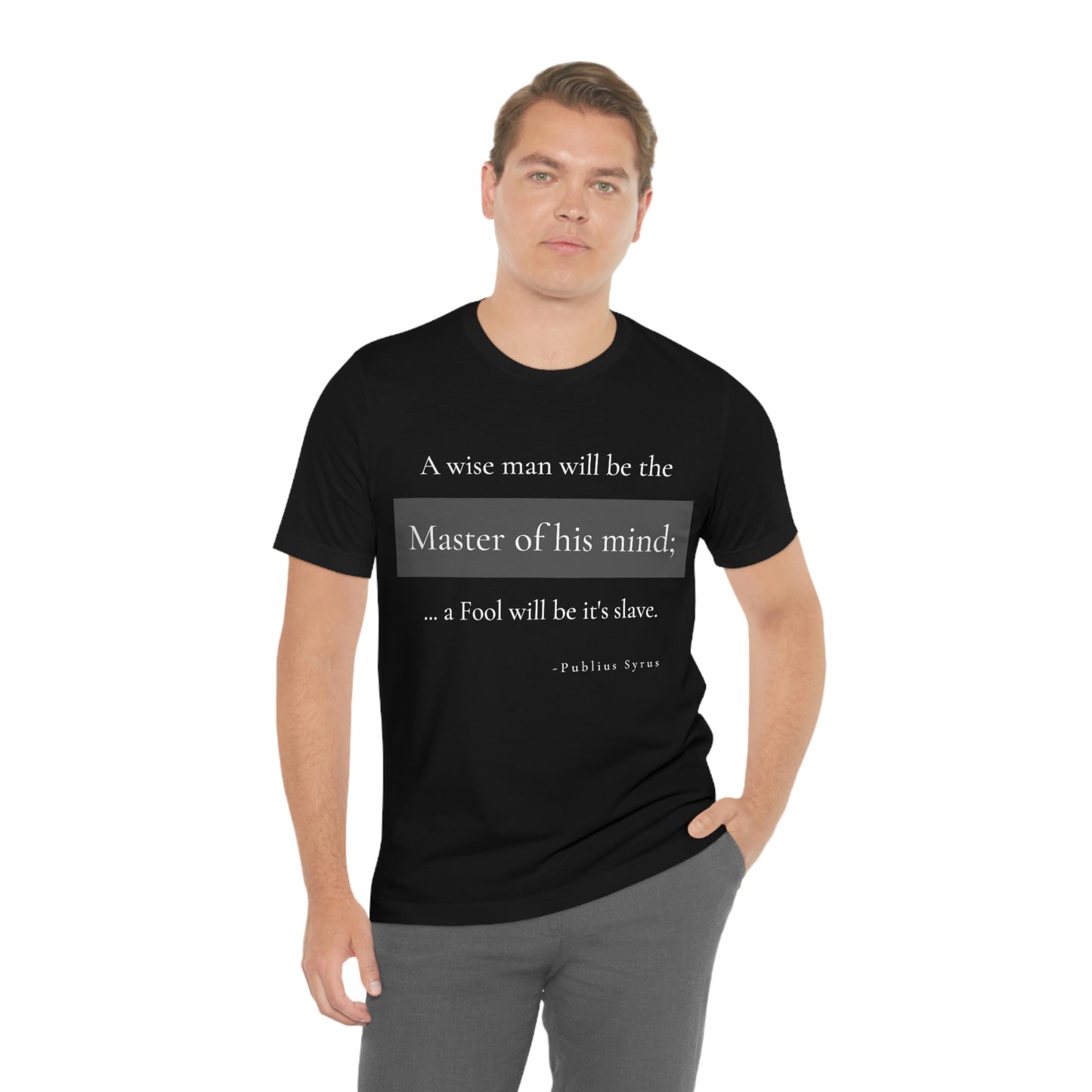 Master of your Mind - unisex jersey short sleeve tee