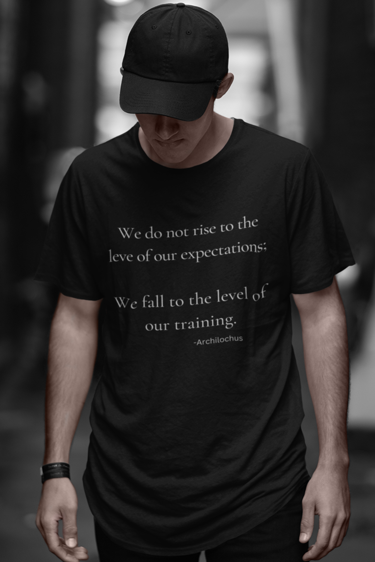Fall to the level of our training - Short Sleeve Tee