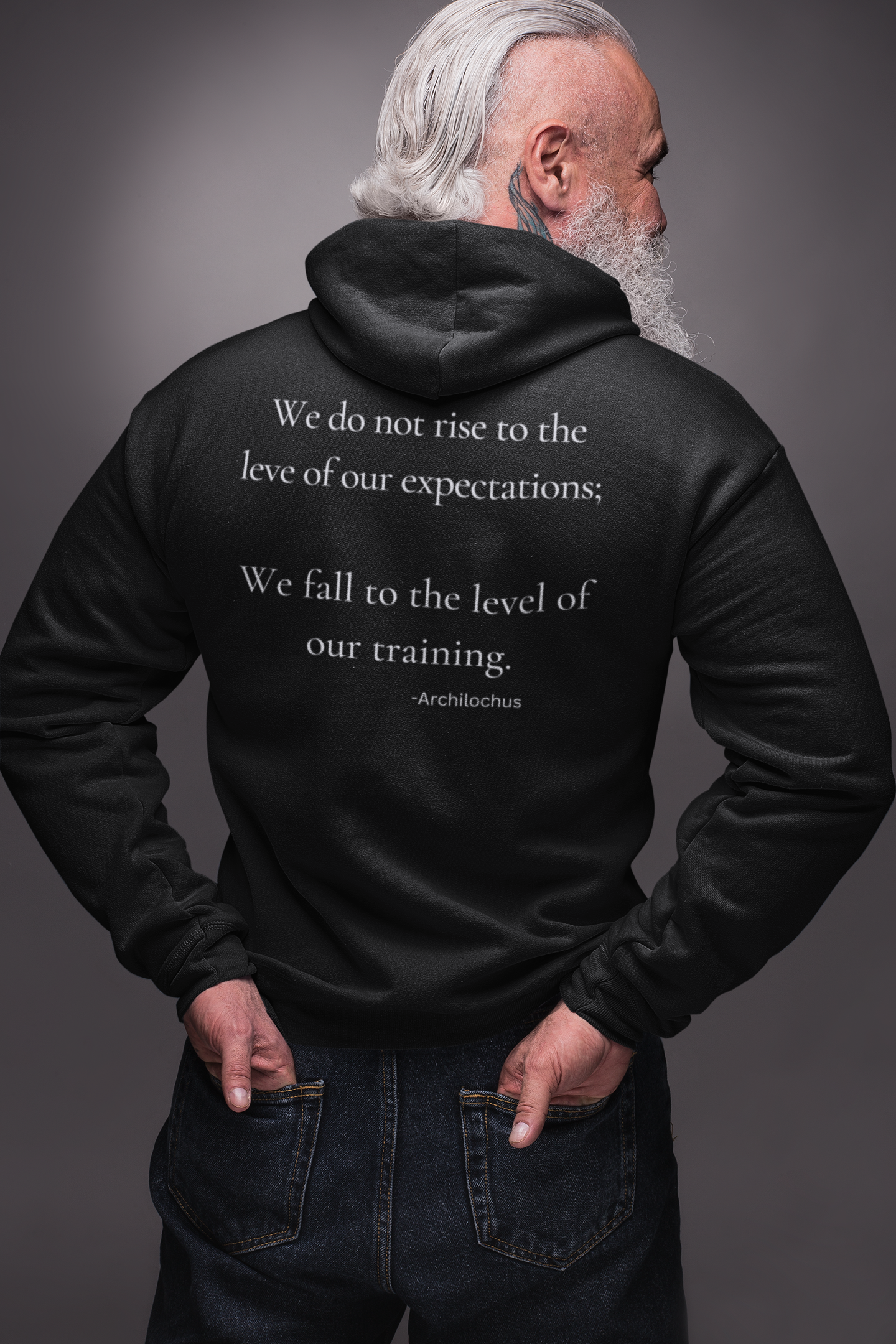 Fall to the level of our training - Unisex Heavy Blend™ Hooded Sweatshirt