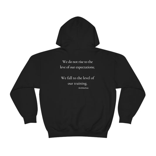 Fall to the level of our training - Unisex Heavy Blend™ Hooded Sweatshirt